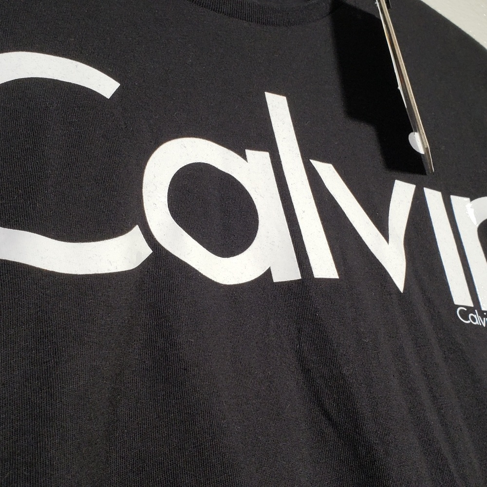 CALVIN KLEIN Men's Shirt Black Size Small NEW - Picture 2 of 5